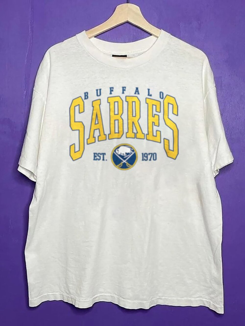 Vintage Buffalo Sabres Hockey Unisex Shirt, Buffalo Sabres NHL Men Women Shirt